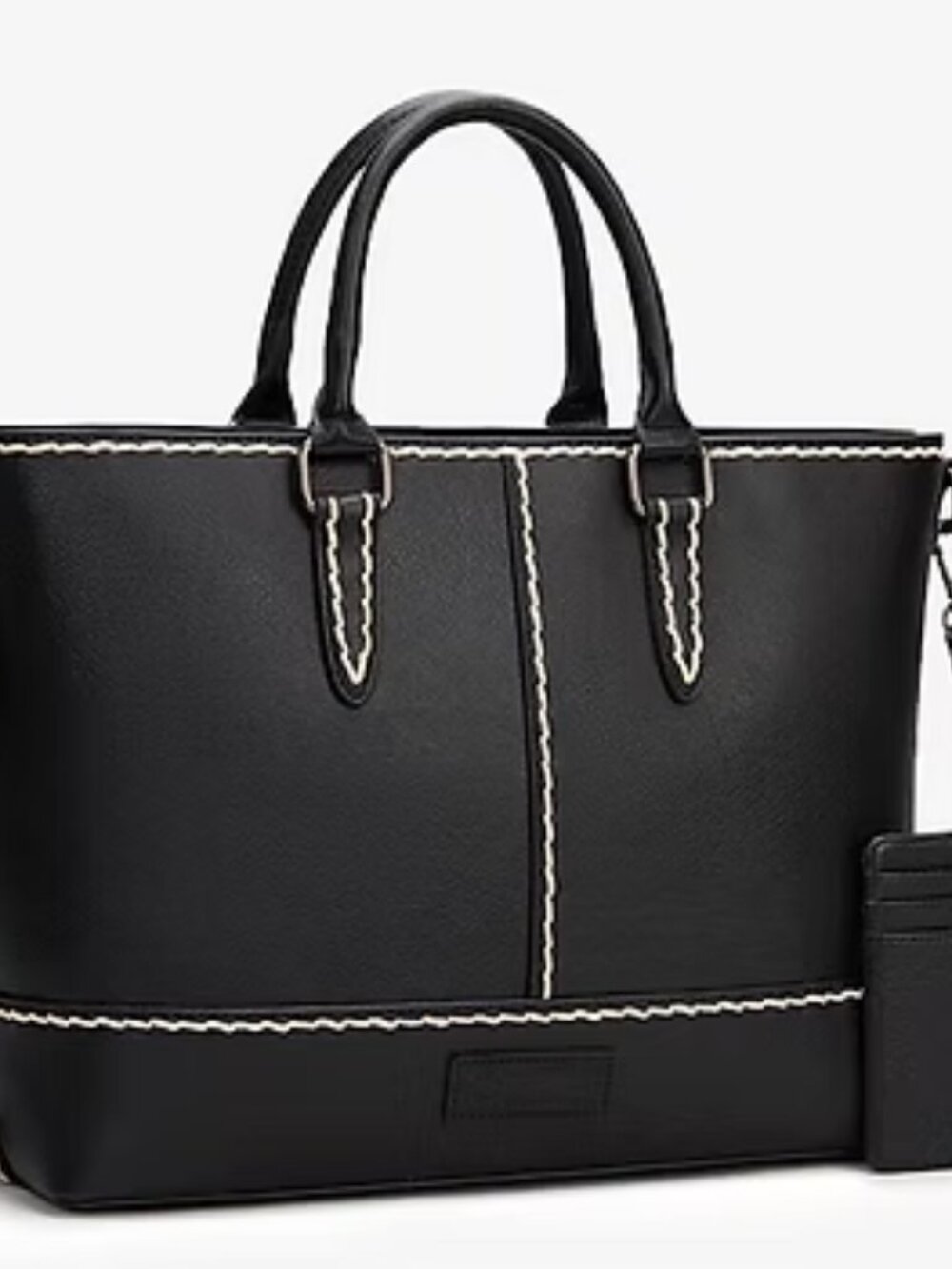 Wrangler Classic Stitch Tote Bag, Black NWT